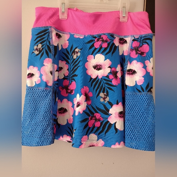 Girls Athletic Skort 14/16 Avia Floral Skort Tennis Skort XL Girls - Picture 1 of 5